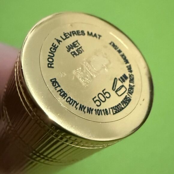 GUCCI ROUGE À LÈVRES MAT LIPSTICK – JANET RUST 505 - Picture 16 of 17